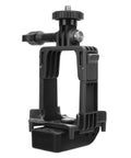 Drop Payload System For Avata 2 Gear That Lets You Airdrop Like a Pro With Zero Point Nine Pound Load Capacity Drone Release Device For In Flight Airdrops And Payload Delivery Easy Snap In Install And Remote Controlled Drop, black plastic mount with adjustable screw knob, side view.