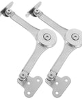 Soft Close Cabinet Door Hinges With Lift Stay Support And Hydraulic Damper, 2 Pack, Adjustable Furniture Hinges