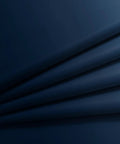 Close-up of Blue And Gray Ombre Curtain Panels 63 Inch Length Two Pack, Room Darkening Gradient Window Drapes fabric texture.