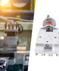 Hardcore Cross Slide For Mini Lathe Y And Z Axis Milling Attachment 32mm Stroke precision metal tool in machining environment.
