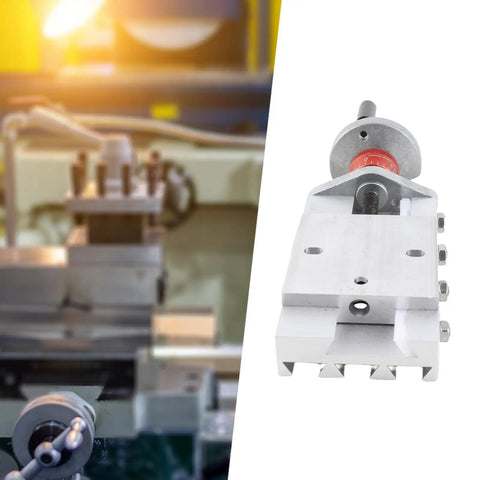 Hardcore Cross Slide For Mini Lathe Y And Z Axis Milling Attachment 32mm Stroke precision metal tool in machining environment.