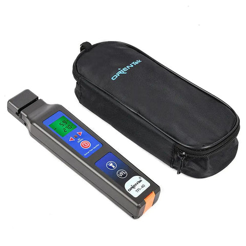 All In One Optical Fiber Identifier With 10 mW VFL And 800 To 1700 Nanometers Fiber Detector Live Test Light with carrying case