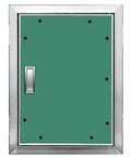 No Fuss Flush Mount Fire Rated Hidden Access Door Kit Featuring Paintable Gypsum Surface And Built Tough Aluminum Frame.