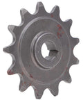 Beefy 13 Tooth Aluminum Gear Sprocket, 58 mm OD, 11 mm Bore, 3 mm Thickness, for Universal Chains and DIY Mechanical Projects