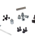Heavy Duty Aluminum Router Table Insert Plate With Dual Snap Lock Rings For Custom Built Workbenches Offering Hella Durability A Knockout Flat Surface And Rock Solid Stability For Your Dream Shop hardware set including screws, inserts, and hex key