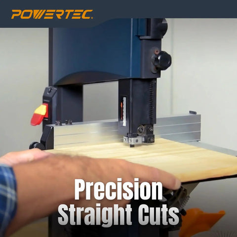 Versatile 9 Inch Band Saw Rip Fence For Accurate Cuts Fits WEN Ryobi Delta Craftsman Harbor Freight Black And Decker And More Adjustable Length Lock Levers For A Tight Squared Setup