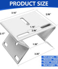 Corner Mount Kit For Security Cameras 270 Degree Bracket For Outdoor Surveillance No Fuss Setup CCTV Mount dimensions