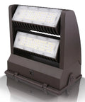 Rotatable 80W LED Wall Pack Light With Adjustable Head 5000K 10800LM Hella Bright Outdoor Security Lighting IP65 Waterproof