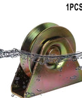 Heavy Duty V Groove Wheel For Sliding Gate Rollers With Beefy Steel Track Pulley Setup Smooth as Butter Glide under water.
