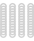 M10 X 18mm Shim Washer Set 304 Stainless Steel Precision Spacing Washers 48 Pieces 0.1mm 0.2mm 0.3mm 0.5mm Thickness Assorted Kit