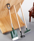 1:12 Dollhouse Mini Garden Tool Set With Shovel Hoe And Pitchfork, Tiny Hand Planting Tools For Digging Transplanting And Weeding
