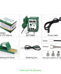 2 In 1 Hot Air Rework Station With LED Display Soldering Iron Lead-Free Desoldering Tool SMD Repair Soldering Combo