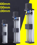 High Precision Ball Screw Linear Rail Slide Table With Nema23 Motor, 100Mm 200Mm Or 300Mm Travel in various sizes