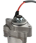 2-Bolt Lower Mount Starter Motor For 50cc To 125cc 4-Stroke ATVs, Dirt Bikes, Go Karts, Quads - metal housing, red and black wires