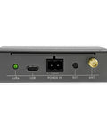 Rear view of Long Range IoT Node With US 915MHz, RS485 Modbus RTU And Relay Controller, showing ports and connections