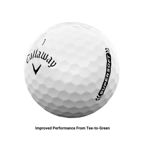 Supersoft Golf Balls 2023 White With Hyper Elastic Soft Fast Core For More Distance Soft Feel On Green Great Spin And Control