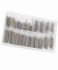 All In One Watch Spring Bar Kit With 360 Pieces Stainless Steel Pins 18 Sizes From 8mm To 25mm Replacement Link Pins in clear case
