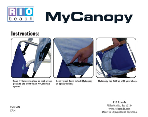 Instructions for Clip On Personal Sun Shade For Beach Chairs, Adjustable Forward Or Back, No Umbrella Needed, Navy