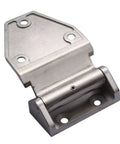 Heavy Duty Stainless Steel Gate Hinge For Trucks Containers And Equipment Boxes Industrial Grade Load Bearing shown from side angle.