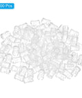 100-pack of 3mm LED Holder Clip Mounting Bracket Socket Cap For Lamp Bezel Panel Display Transparent PC Plastic