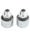 Get these slick Sileduove NPT Threaded Breather Cap Reducers For Your Rig. Two half inch threaded breather caps with a steel body.