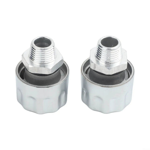 Get these slick Sileduove NPT Threaded Breather Cap Reducers For Your Rig. Two half inch threaded breather caps with a steel body.