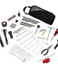 Advanced Tool Kit With Hex 14 And 22mm For Kawasaki KLX230 2020 2021 2022 2023 Tool Roll Magnetic Bolts Pouches CRV Steel Hand Tools