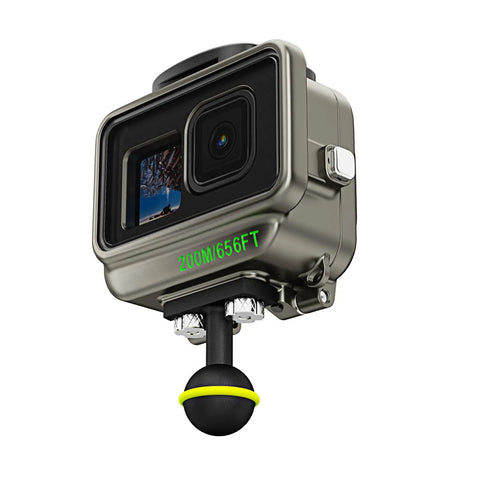 Underwater Action Camera Housing For GoPro Hero 9 10 11 12 13, Waterproof Up To 200 Meters with rugged enclosure and easy controls.