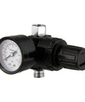 Air Regulator With Gauge For HVLP Spray Gun, Auto Diaphragm Control, Locking Knob 15-60 PSI, Precise 0-180 PSI
