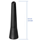 Short Rubber Car Roof Antenna Mast, 2.5 Inch Universal FM AM Stereo Antenna For Roof Mounted Radios, black with length measurement