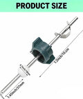 2 Pack Chrome Bathroom Sink Ball Drain Stopper Kit With Smooth Pivot Rods Straight Up Plug And Play Design For Zero Sweat Plumbing Repairs And Effortless Water Control, showing sizes and components.