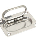 Flush Mount Boat Pull Lift Handle 304 Stainless Steel Spring Loaded Hatch Pull For Cabin Hatches Ice Box Lids And RV Yacht Doors