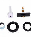 Thinking Process: clamshell seal kit with black rubber rings and metal tool parts for 8 inch rear axle repair