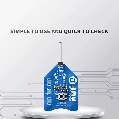 Go-To Inductor Coil Tester For PC And Phone Motherboards, CT 1 Electromagnetic Induction Fault Locator on a white stand