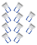 30 Pack Recessed Lighting Clips And Lamp Trim Springs For LED Panels, heavy duty iron clips with blue springs