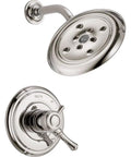 Cassidy MultiChoice 17 Series Shower Trim Chrome ADA Compliant Water Saving 2 GPM H2Okinetic Ready Shower Valve Trim Kit For Your Shower Upgrade showing showerhead and valve detail