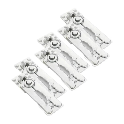 Lock It Down Heavy Duty Sofa Connectors For Sectional Couches With Adjustable Interlocking Brackets And Stainless Steel Screws set of four metal brackets