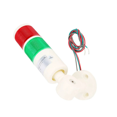 Rugged Industrial Safety Warning Light LED Beacon Foldable Caution Light for Warehouse and Construction Sites 24V 2W Two Layer Indicator