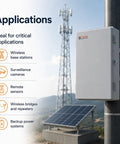 Heavy Duty 12 Volt 36 Ah SLA Power Bank With 432 Wh Storage And 100 Watt Continuous Draw delivers power for remote applications.