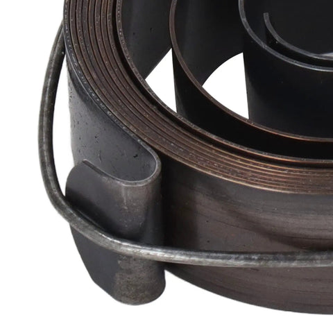 Close-up of Pro Grade Return Spring For Drill Press Quill High Performance Coil Replacement Steel Bench Drill Accessory