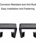 Four Pack Outdoor Patio Furniture Clips For Sectional Sofas And Wicker Rattan Chairs, Black 59mm Inner Bore Connectors shown
