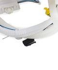 Close-up view of Passenger Side Fuel Pump And Sending Unit Assembly For Dodge Charger Challenger Magnum And Chrysler 300 2005 Through 2016 Direct Fit Replaces E7279A E7264A Gasoline Transfer Pump showing white tubing and connectors.