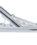 Heavy Duty Metal Corner Brace And Shelf Bracket Compatible With 20 30 40 50 60 80 Series Aluminum Profiles showing 135 degree angle.