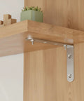 Heavy Duty Stainless Steel L Bracket Shelf Support For Furniture Reinforcement And Floating Shelves Rugged Corner Brace