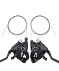 Left And Right Bike Brake Levers Shifter Set For 21 Speed Mountain Bikes 3x7 With Gear Indicator And Cables Included Replacement Kit