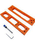 Portable Adjustable Door Hinge Jig Kit For Quick Millimeter Precision Hinge Positioning And Easy Setup In Woodworking Projects