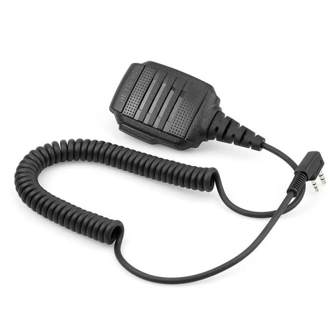 Walkie Talkie Shoulder Speaker Mic With IP54 Waterproof 2 Pin K Plug Rugged Design Compatible With RT22 RT68