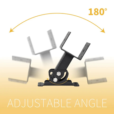 Heavy Duty Roof Riser Brackets Kit Adjustable Roof Riser Beam Mount Brackets For Pergola Gazebo Black Set Of 3 Weatherproof Powder Coated Steel Built Tough For Outdoor Shade Structures