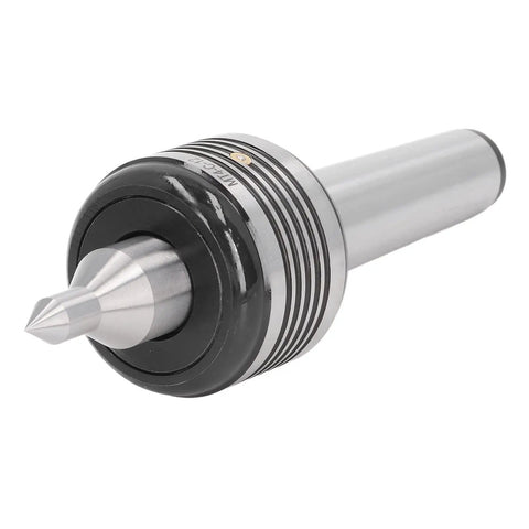 MT4 Live Center With Straight Shank Pro Grade Balance Beefy Ball Bearing Assembly In High Carbon Steel 60 Degree For Lathe Tailstock