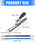 Grease Coupling Kit With 30cm Hose For Auto And Machinery Maintenance Flexible Reach One Hand Handle Enhanced Sealing dimensions